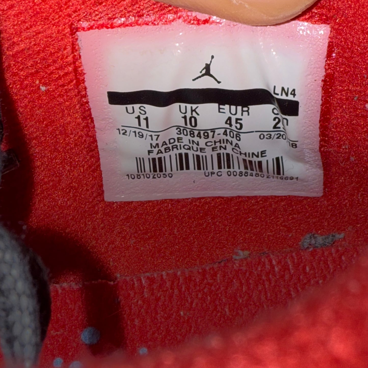 Jordan 4 Travis Scott Cactus Jack 11 Men/12.5 Women “Preowned”