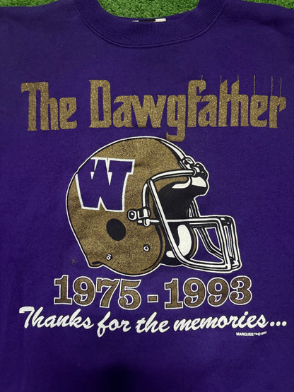 Vintage Washington Huskies The Dawgfather Crewneck