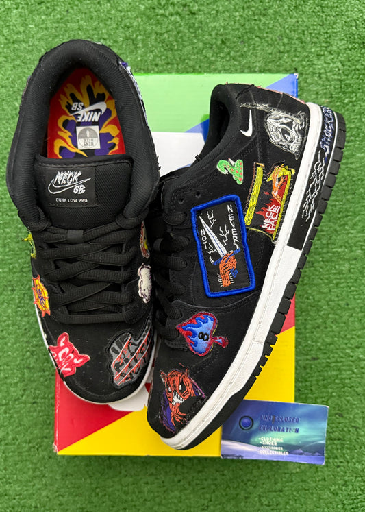 Nike Dunk Sb Low Neckface 8 Men/9.5 Women “Preowned”