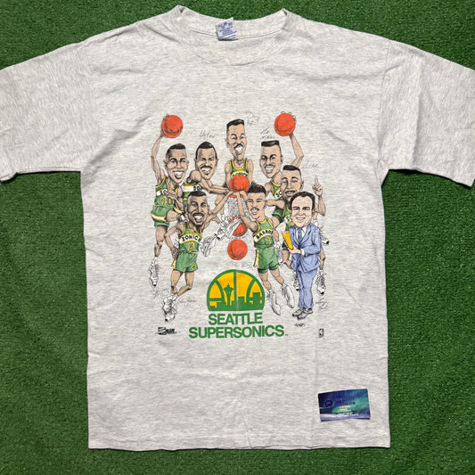 Vintage Seattle Supersonics Lottery Double Dribble Shirt