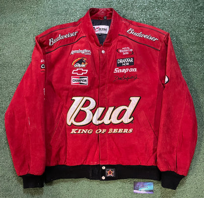 Vintage Dale Earnhardt Jr Bud king of beers nascar jacket