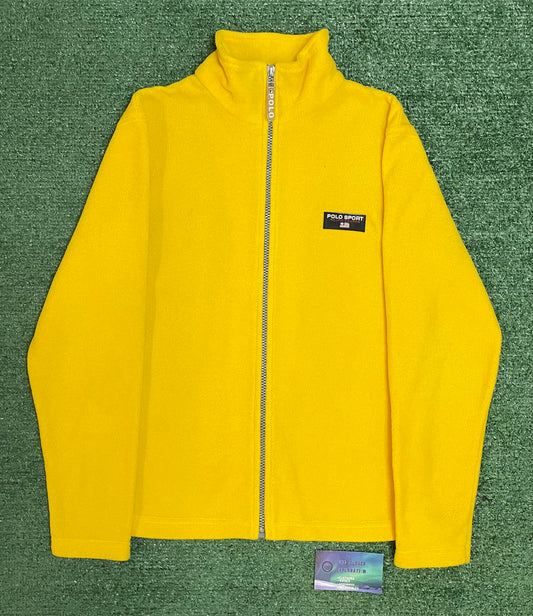 Vintage 1990s polo sport fleece yellow
