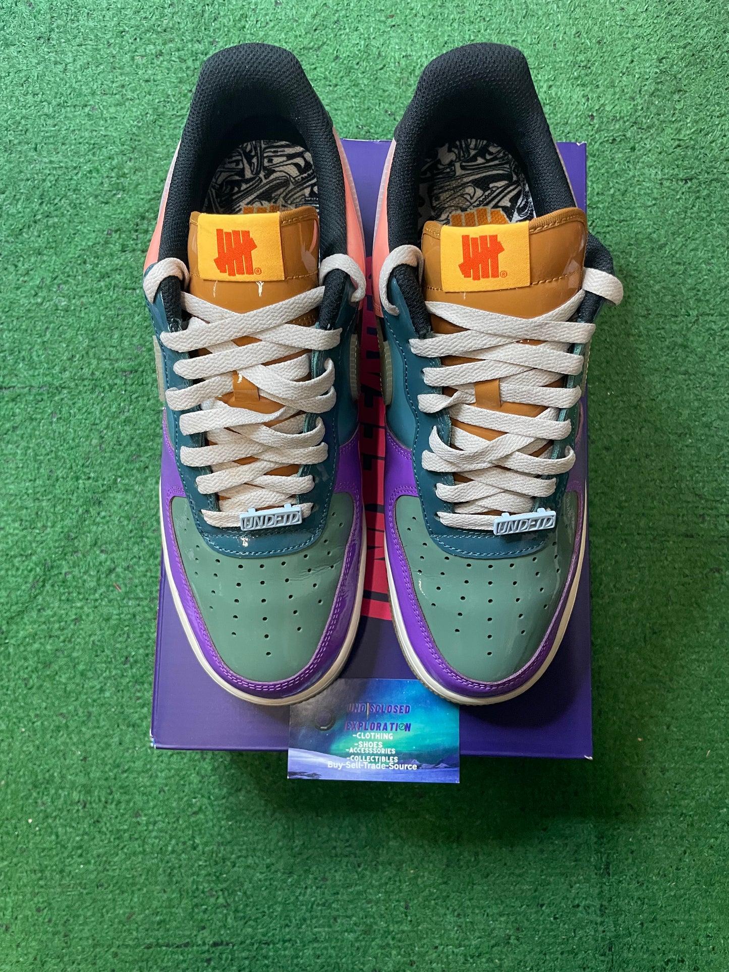 Nike X undefeated  Air Force 1 low  Celestine blue size 9.5men/11women