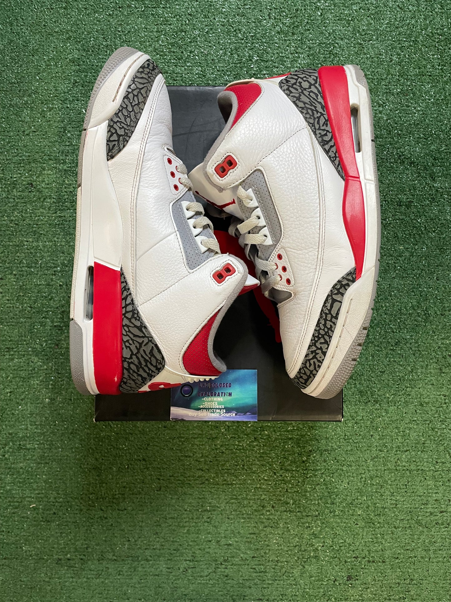 Air Jordan 3 Retro fire red 2022 size 11.5men/13women