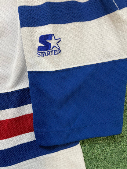 Vintage 1990s New York Rangers NHL starter hockey jersey