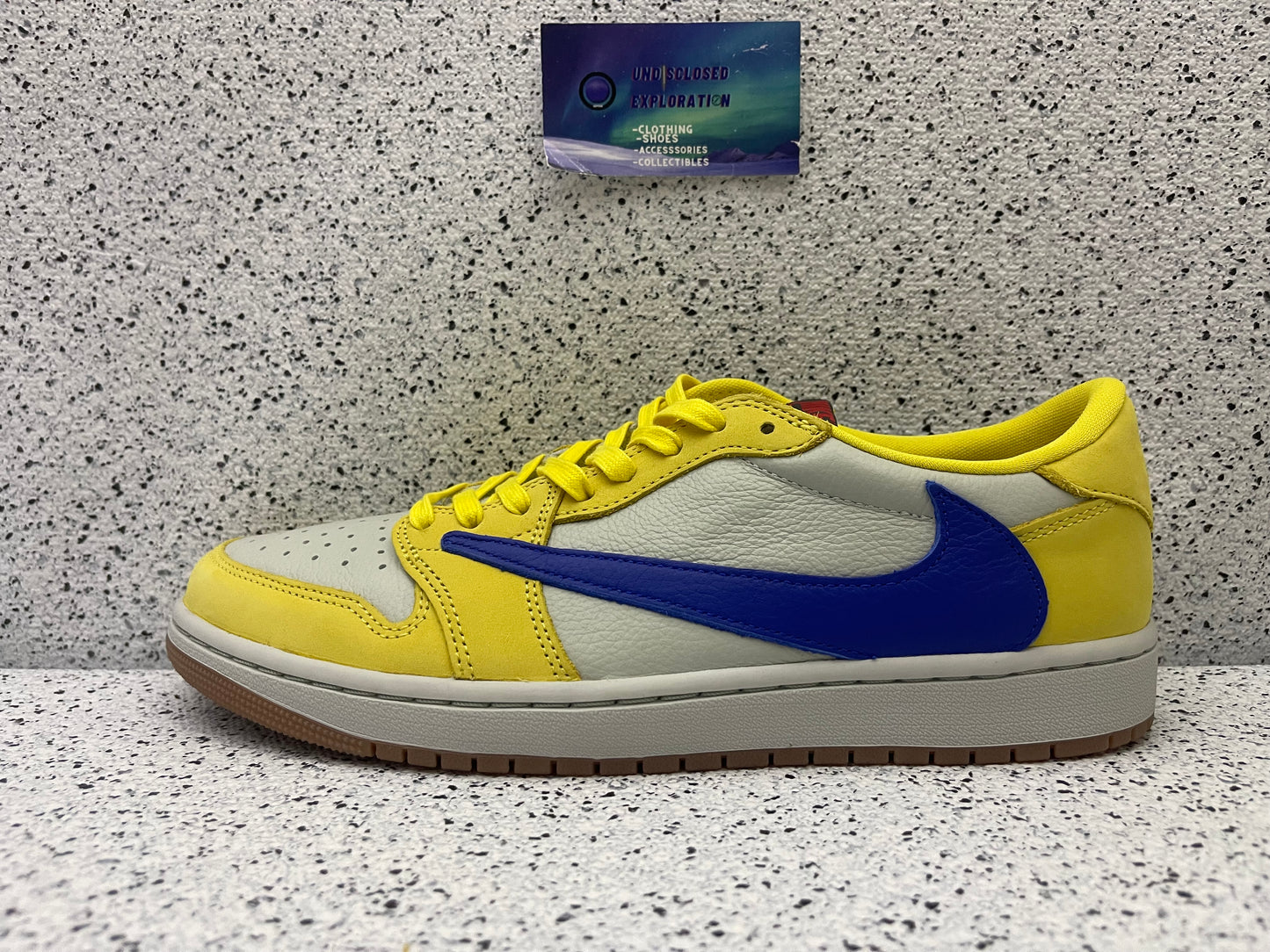Jordan 1 Low Travis Scott Canary 10 Men/11.5 Women “Preowned”