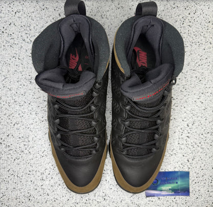 Jordan 9 Olive 10.5 Men/12 Women “Preowned”