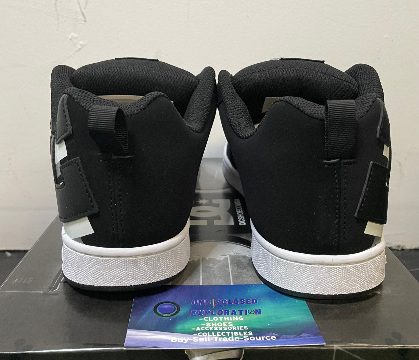 DC Court Graffik 3D Skate Shoe Black / White / Grey