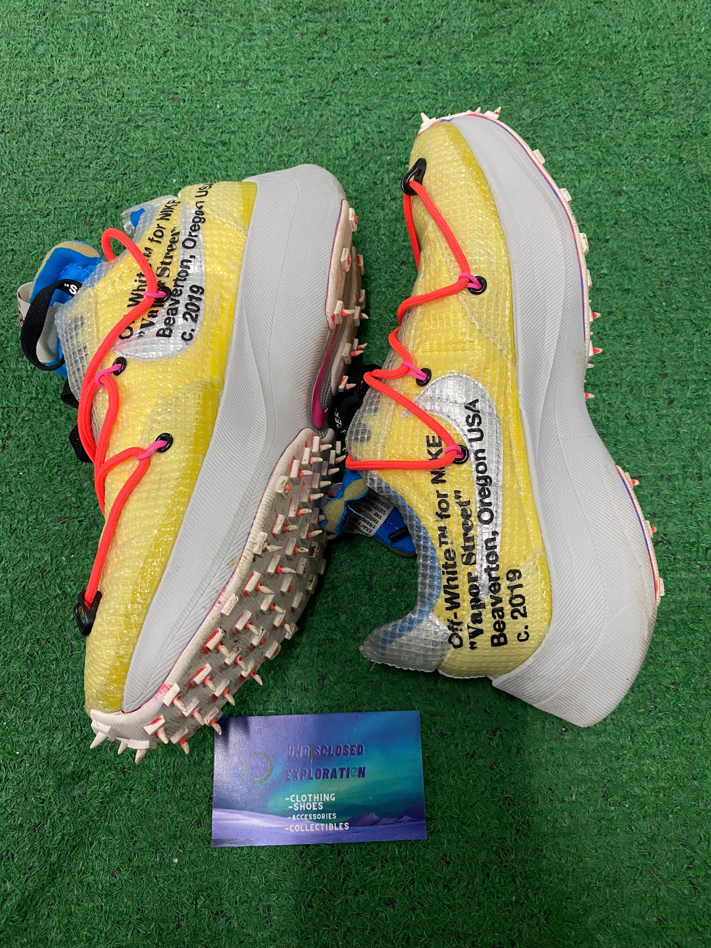 Off white X vapor street tour yellow size 6men/7.5women