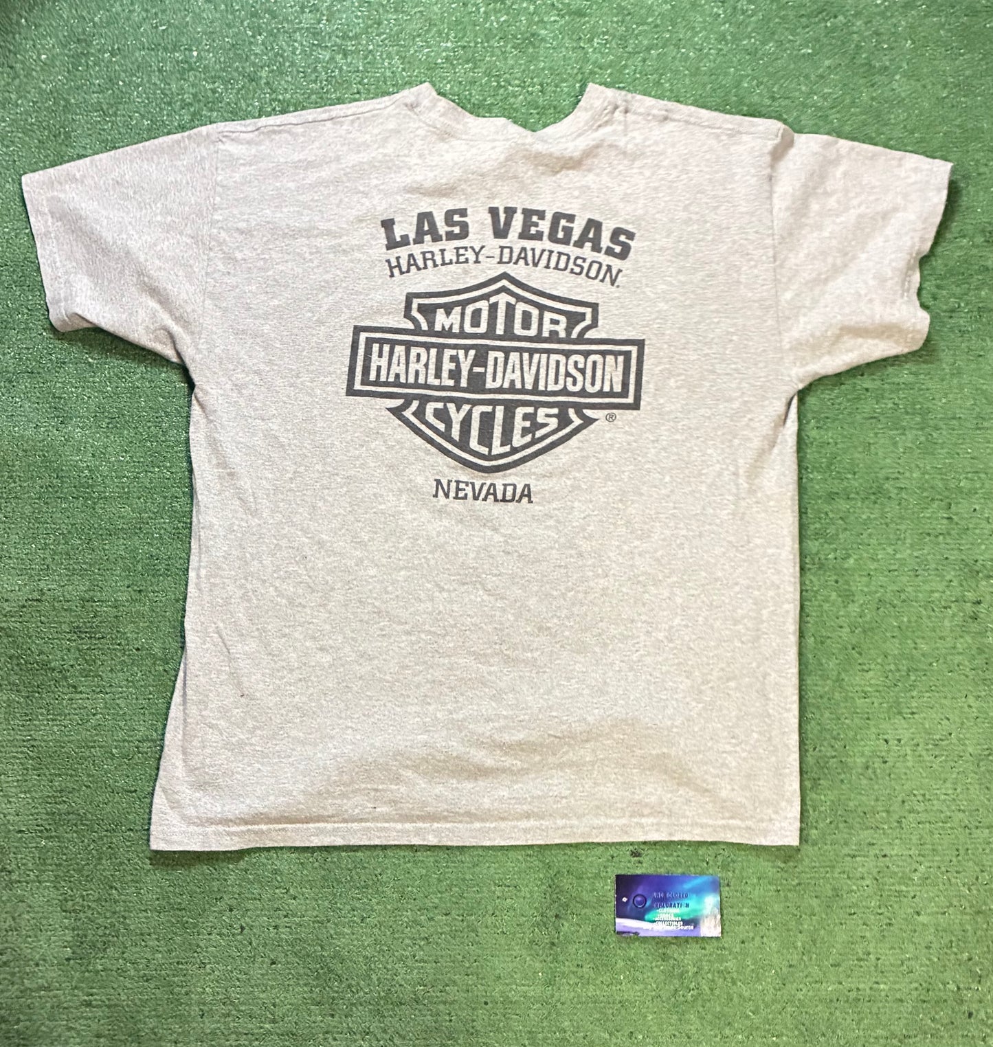 Harley Davidson grey Las Vegas tee