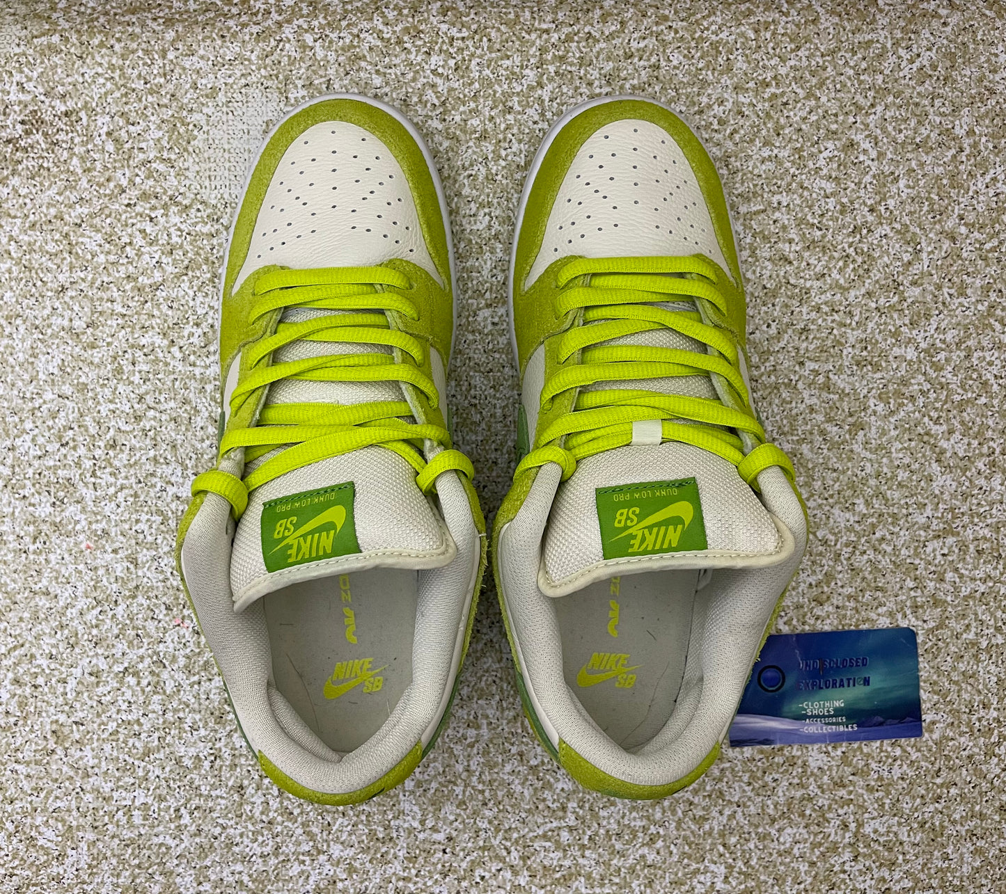 Nike Dunk Sb Low Green Apple 9.5 Men/11 Women “Preowned”