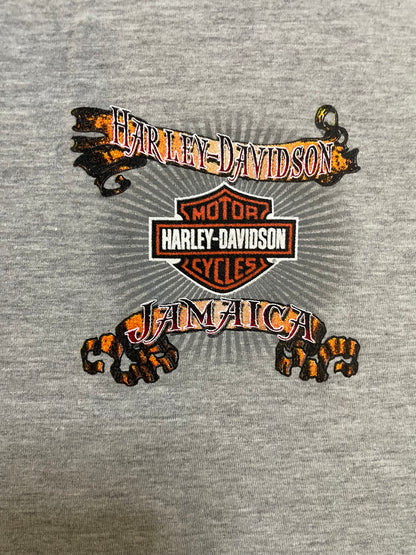 Vintage 2000s Harley Davidson Jamaica cutoff tee