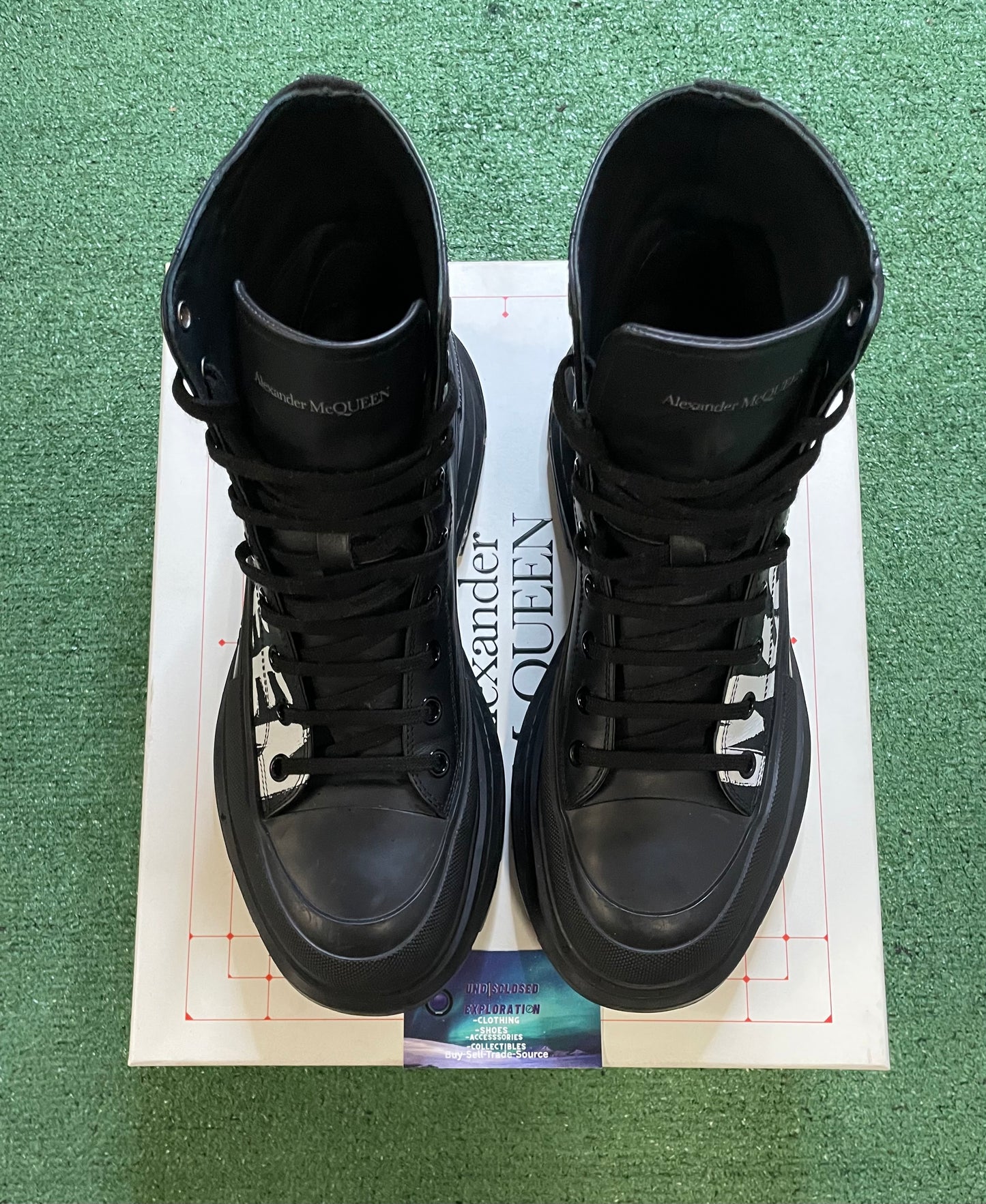 Alexander McQueen tread slick graffiti boots size size 11men/12.5women(EU 44)