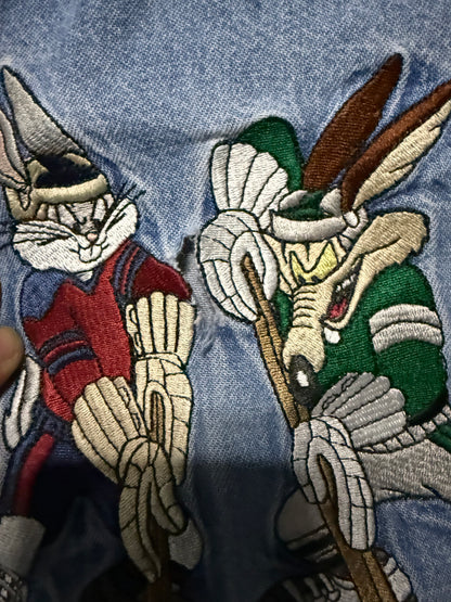 Vintage Looney Tunes Hockey Hoodie