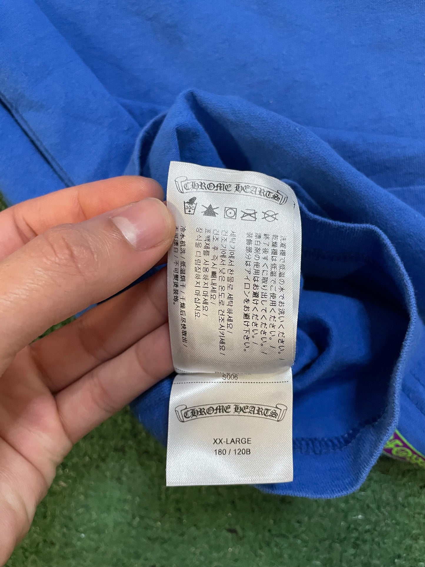 Chrome Hearts scroll logo tee