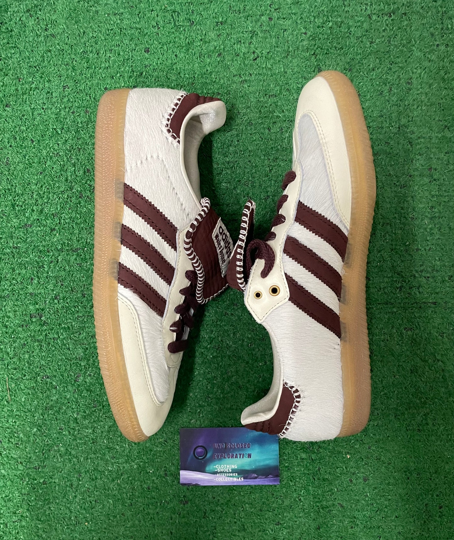 Adidas samba  X Wales Bonner pony cream white size 8.5men/10women