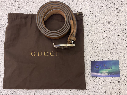 Gucci GG Print Belt