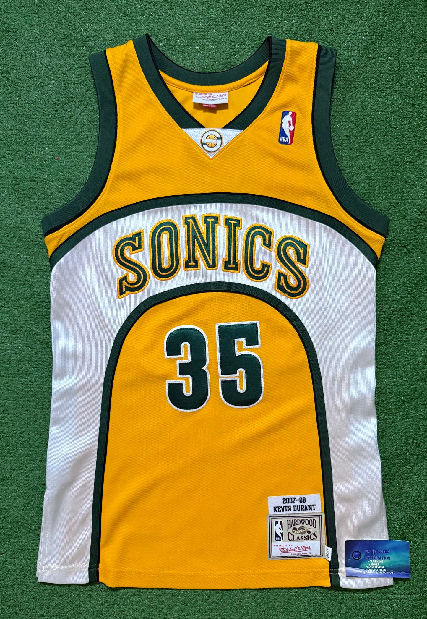 Kevin Durant Seattle SuperSonics Rookie 2007-2008 Mitchell & Ness Authentic Jersey