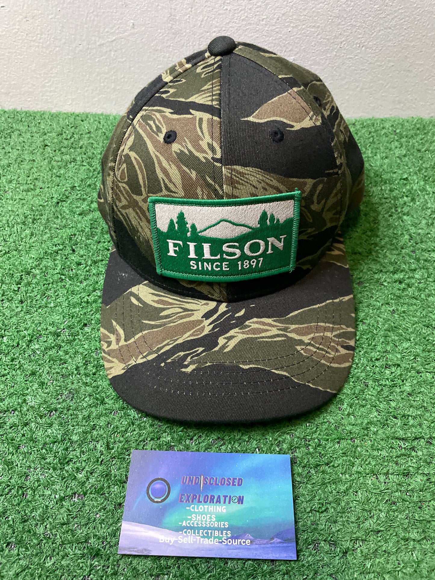 Filson logger tiger camo hat