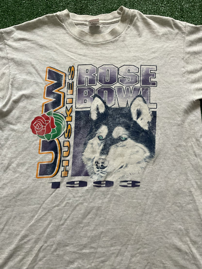 Vintage UW 1993 rose bowl T shirt