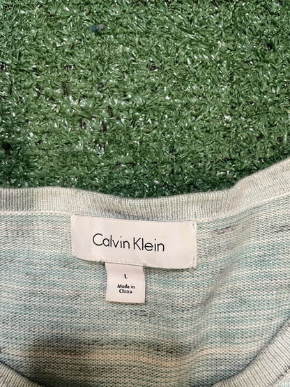 Calvin Klein blue & white longsleeve