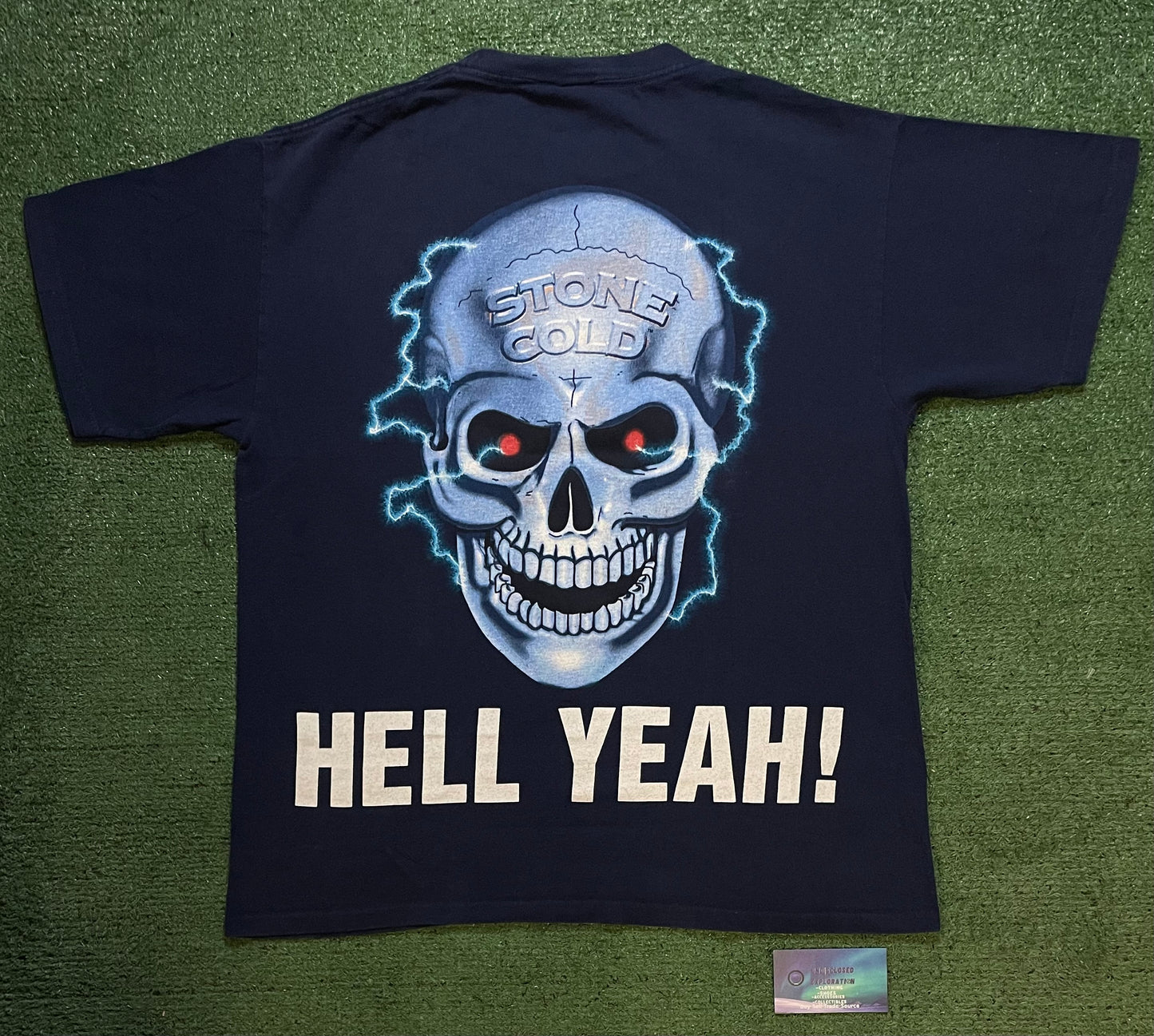 vintage 1990s WWF Stone Cold Steve Austin's Wanna Raise Some Hell? Tee