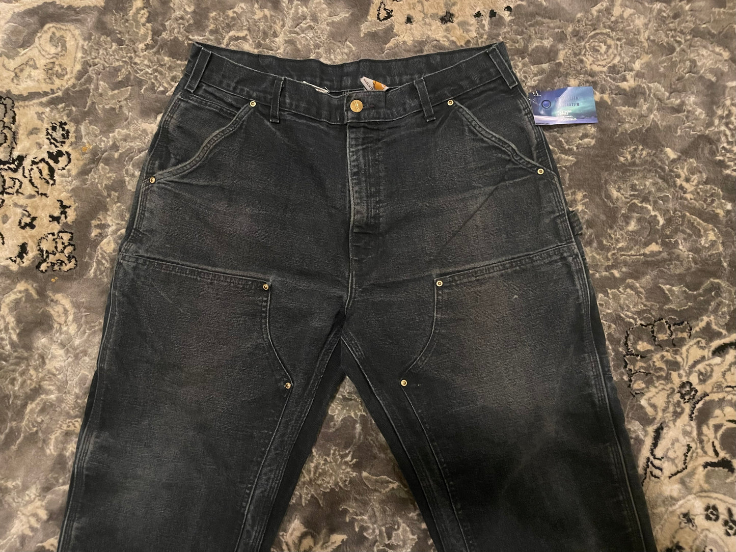 Vintage Carhartt Double Knee Black Jeans