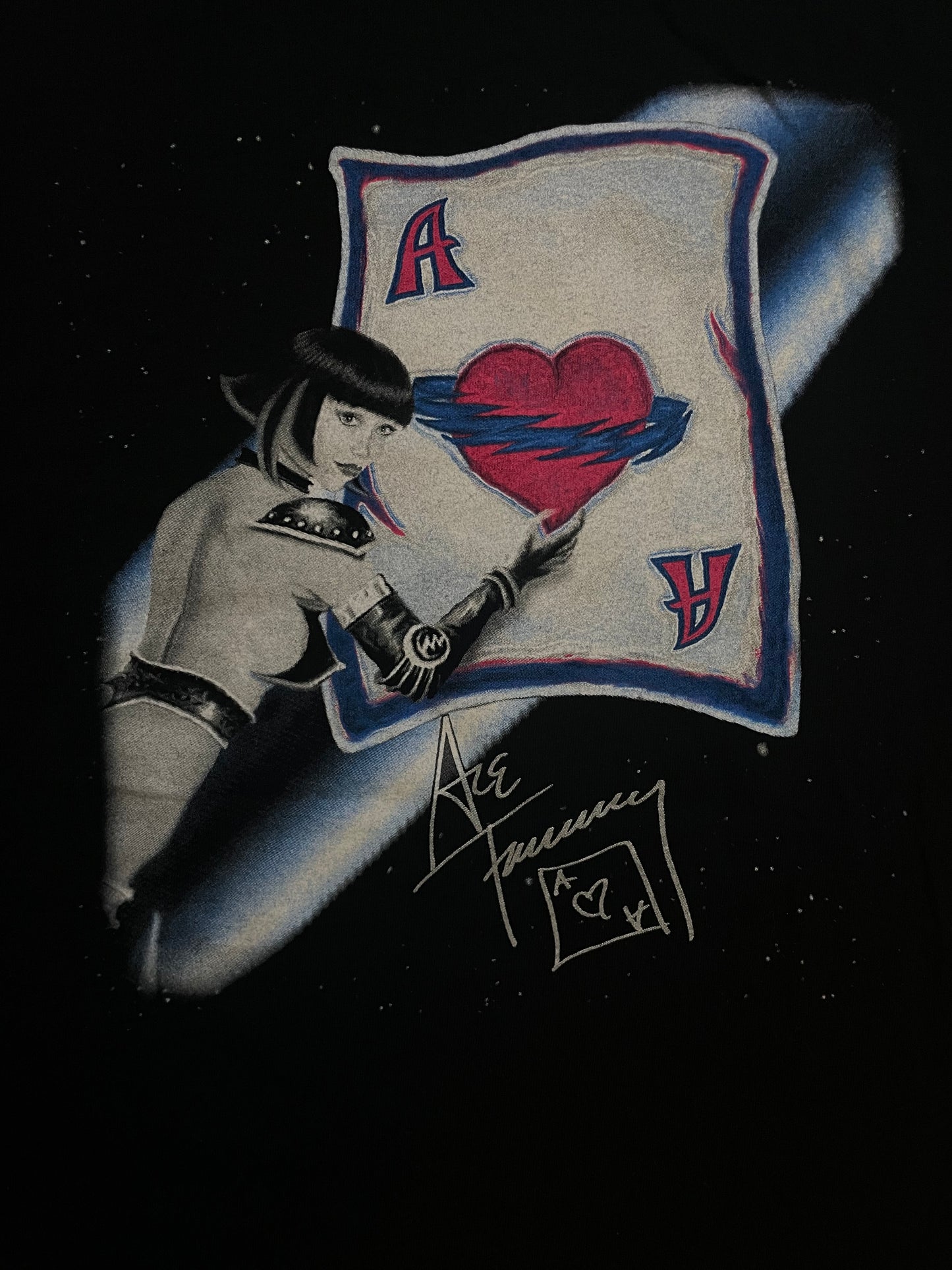 Vintage 2000s Ace Frehley Rocket KISS ride tour tee