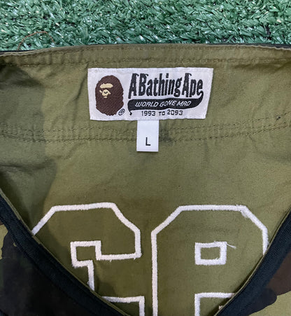 Bape 1st camo Baseball jersey