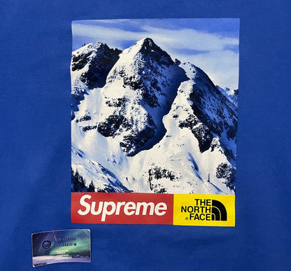 Supreme The North Face Mountain Crewneck Royal