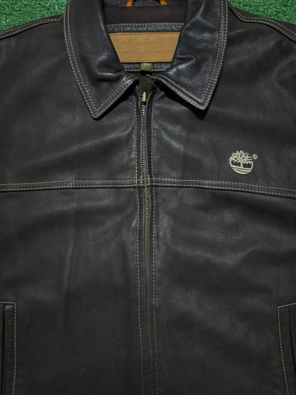 Vintage Timberland Leather Jacket