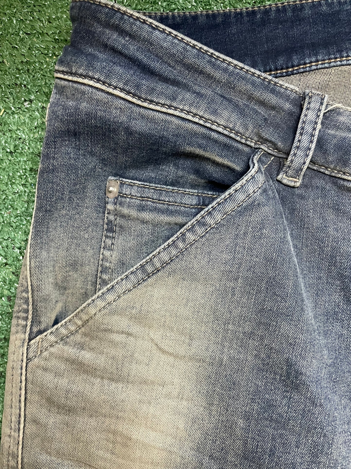 Rick Owens DRKSHDW Easy Nagakin Jeans Mineral Pearl Degrade