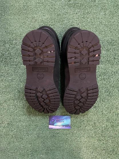 Timberland 6 Inch Black boot size 11men/12.5women