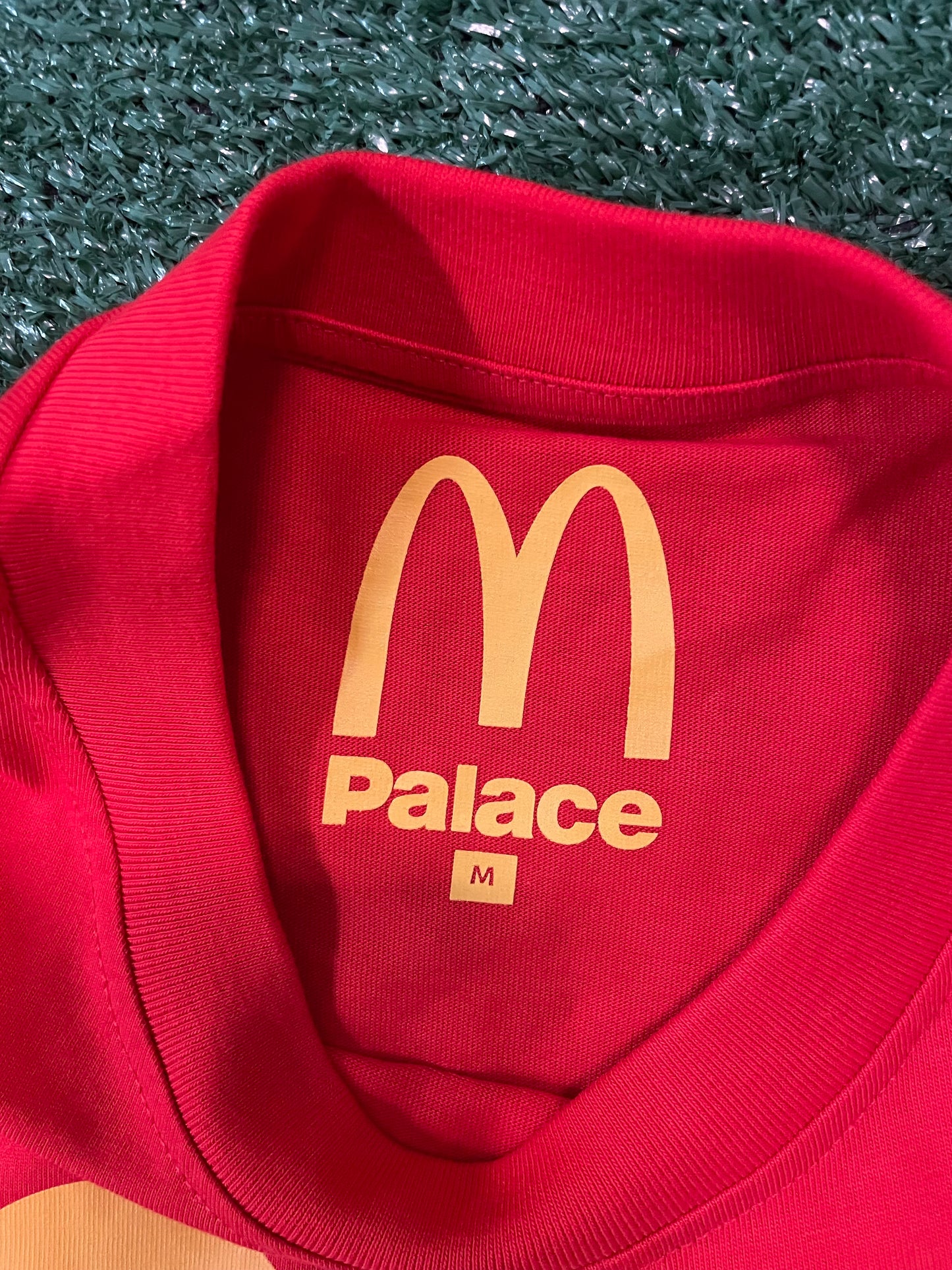 Palace X McDonalds logo tee