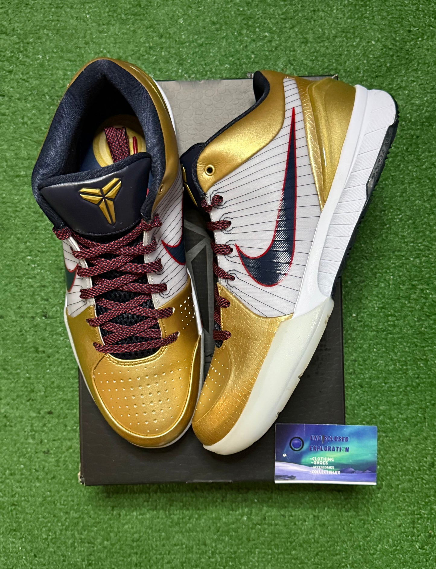 Nike Kobe 4 Gold Medal 11.5 Men/13 Women “Preowned”