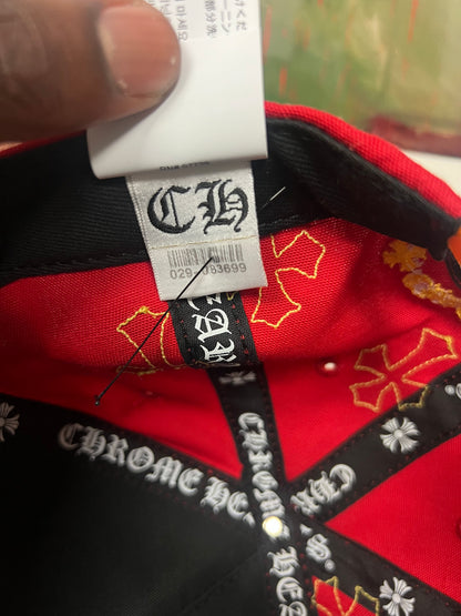 Chrome Hearts CH Cross Patch Red/Yellow hat