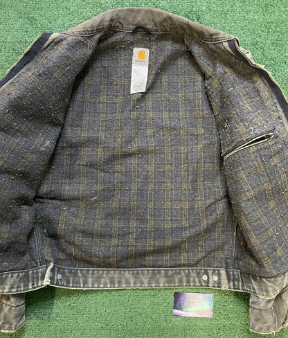 Vintage 2000s Carhartt moss green Detroit jacket