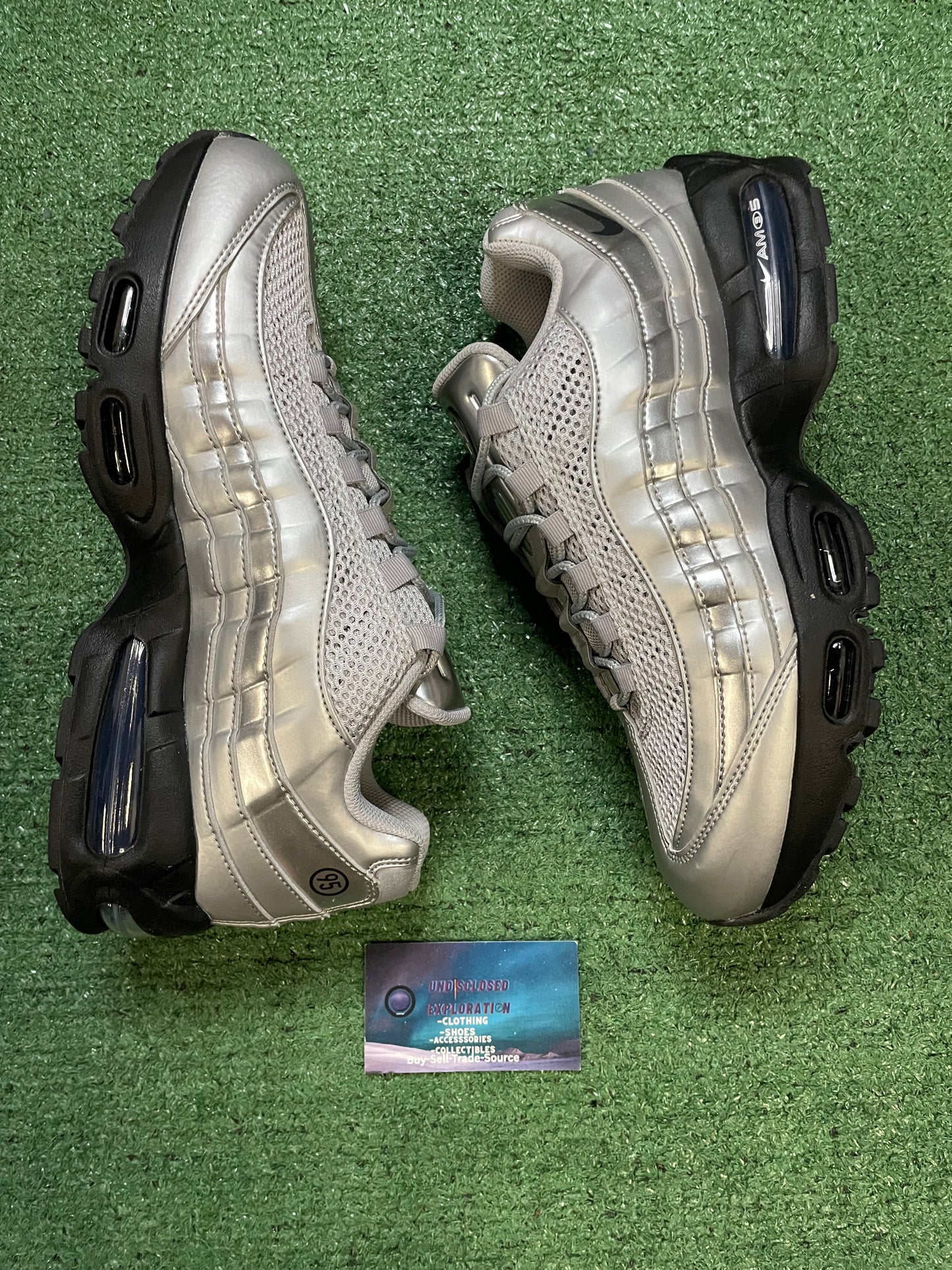 Nike Air Max 95 big bubble metallic silver