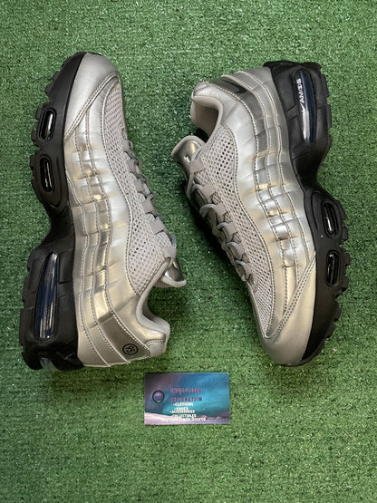 Nike Air Max 95 big bubble metallic silver