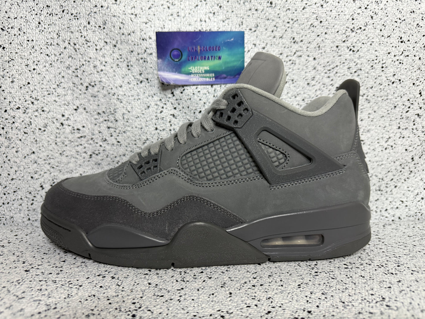 Jordan 4 Wet Cement 10 Men/11.5 Women “Preowned”
