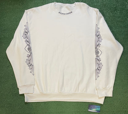 Chrome Hearts love you floral crewneck