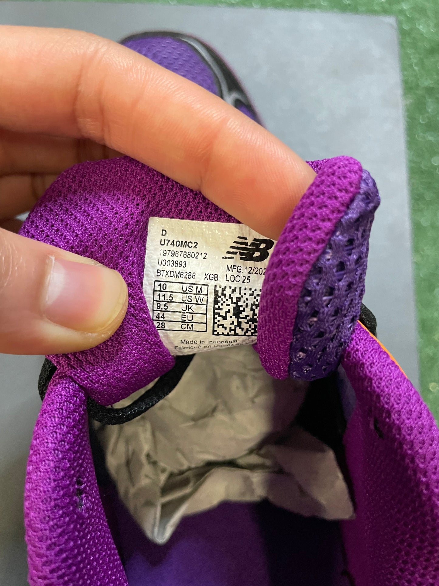 New Balance 740V2 Concord grape sun