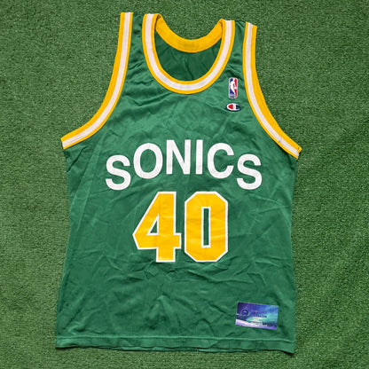 Vintage Shawn Kemp Seattle SuperSonics Champion Jersey