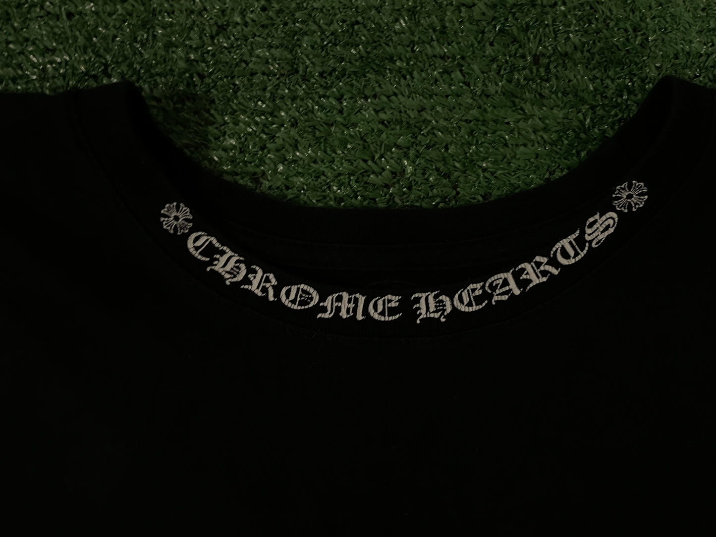 Chrome Hearts neck logo black longsleeve