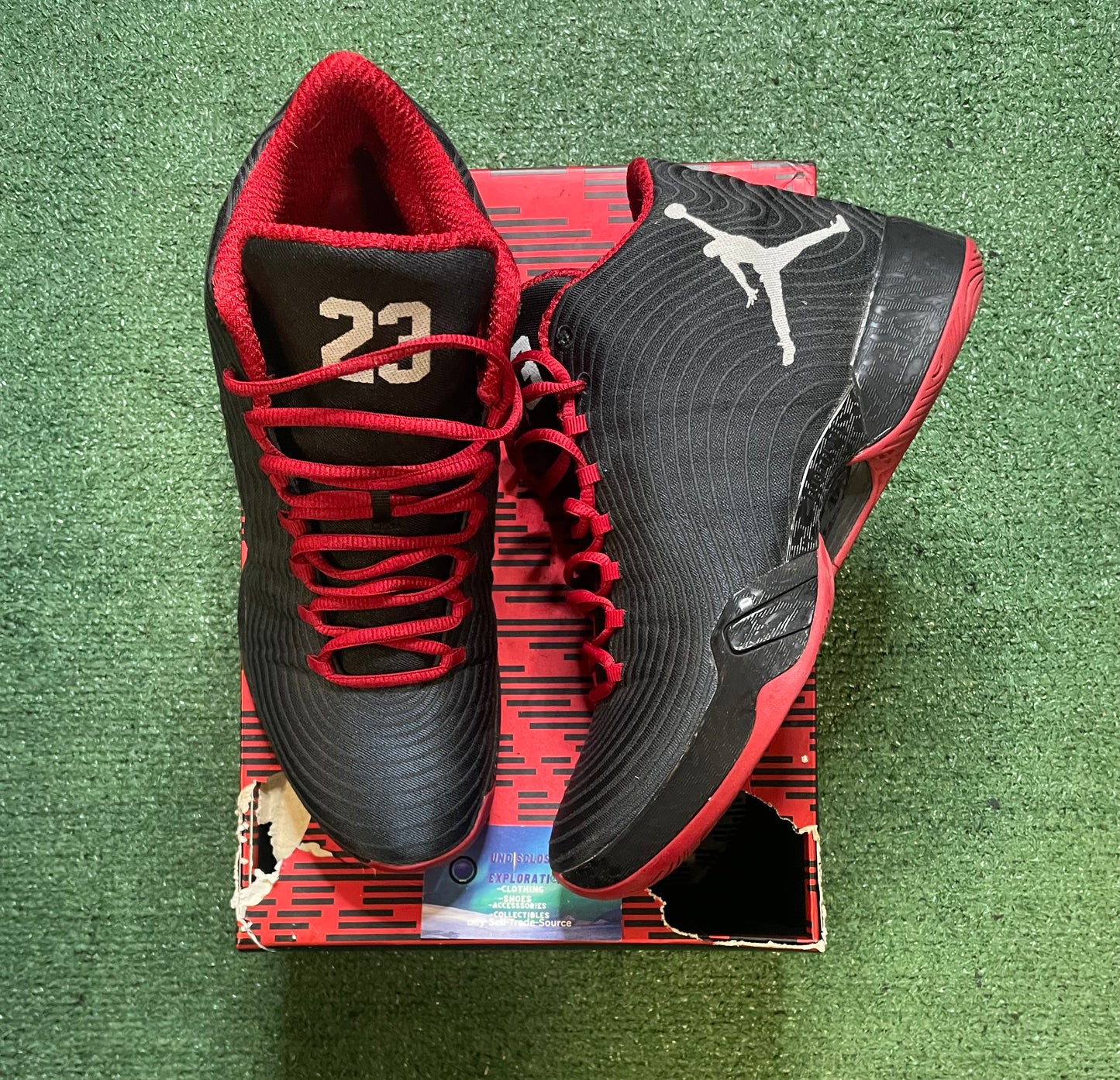 Air Jordan 29 gym red size 11men/12.5women