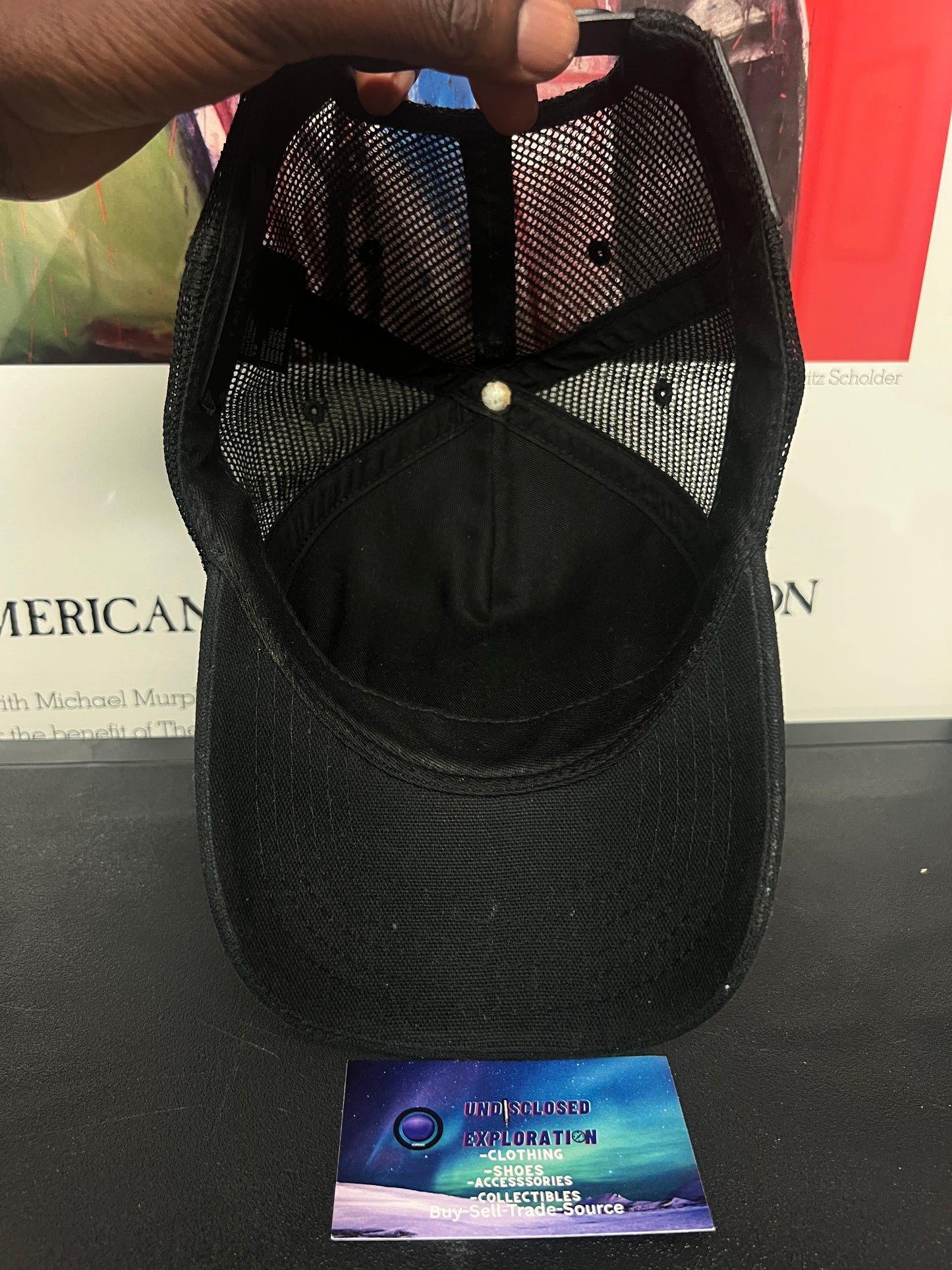 Amiri 3 star black hat