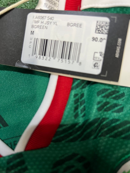 Adidas home Mexico 2026 longsleeve youth jersey
