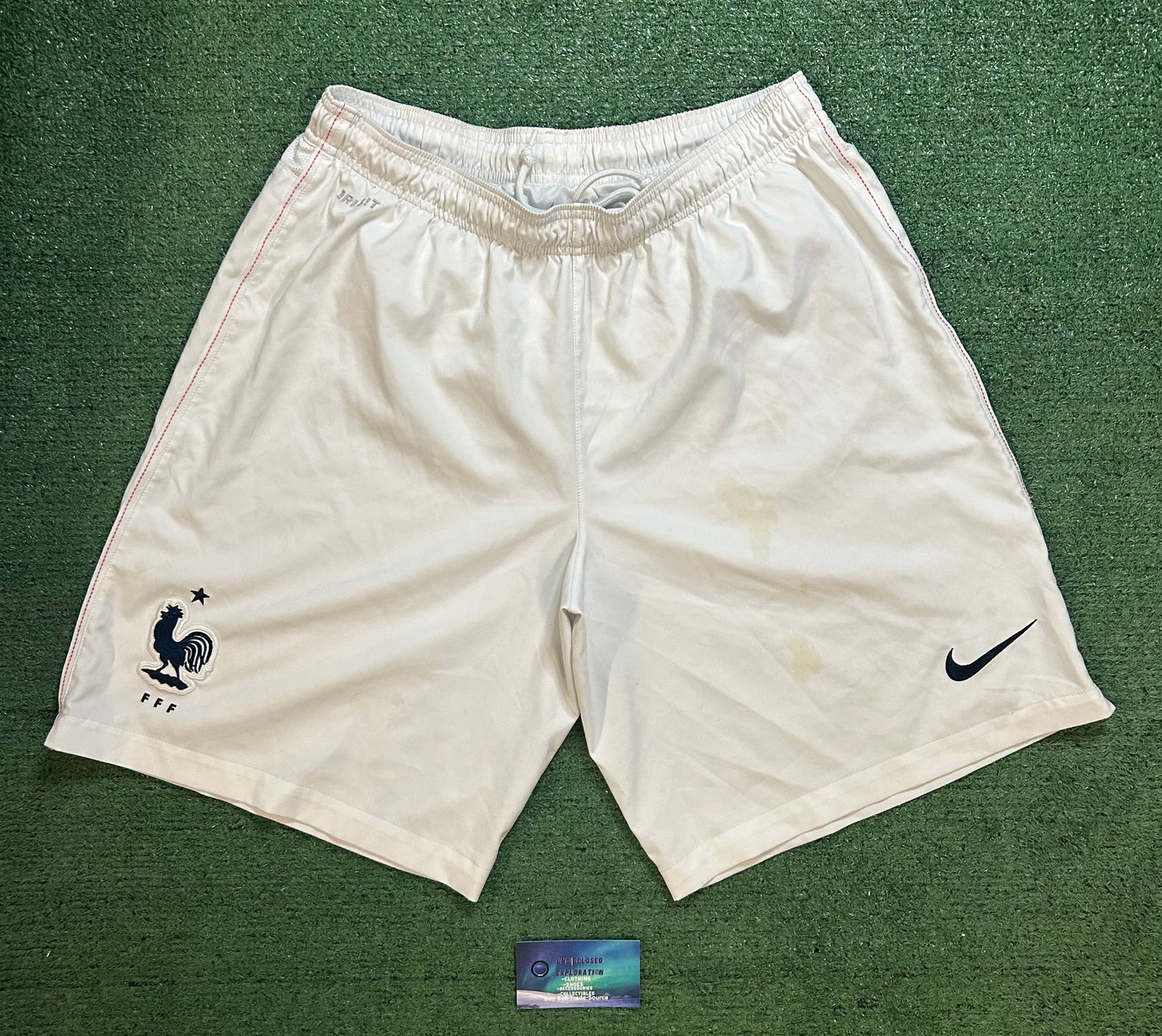 Nike France 2014-2015 white soccer shorts