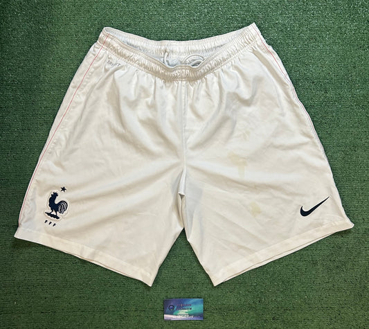 Nike France 2014-2015 white soccer shorts