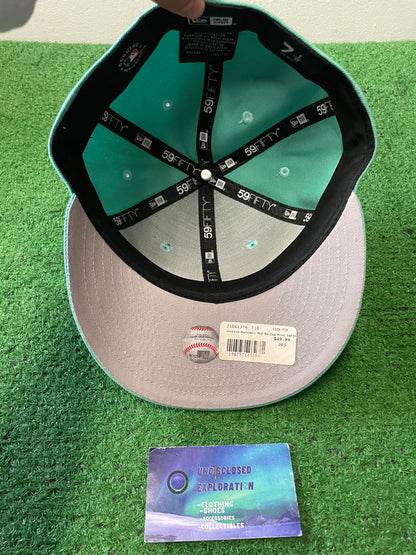 Seattle Mariners mint new era fitted hat